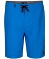 Hurley Men's One And Only 2.0 21" Board Shorts In Photo Blue/(obsidian)