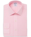 Brooks Brothers Men's Slim-fit Non-iron Stretch Gingham Dress Shirt In Pink
