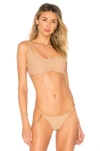 Frankies Bikinis Greer Top In Nude