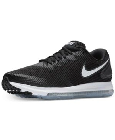 Nike Men's Zoom All Out Low 2 Running Sneakers From Finish Line In Black/white-anthracite