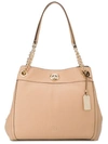 Coach Chain Strap Shoulder Bag - Neutrals