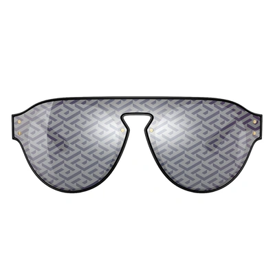 Versace Ve 4420 Gb1/f Unisex Aviator Sunglasses In White