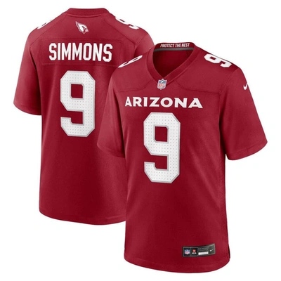 Nike Isaiah Simmons Arizona Cardinals  Men's Nfl Game Football Jersey In Cardinal