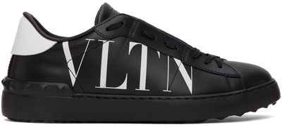 Valentino Garavani Black Vltn Sneakers In White/black