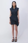 Jonathan Simkhai Catalina Shirt Dress In Black