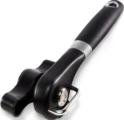 Zulay Kitchen Smooth Edge Can Opener In Black