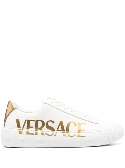 Versace Graca Pelle In White