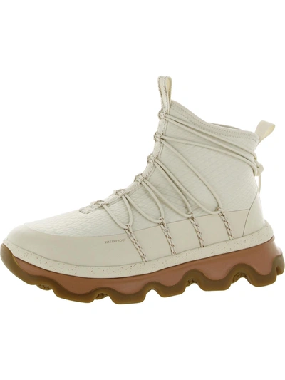 Sperry Plushwave Womens Lifestyle Comfort Insole Ankle Boots In White