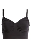 Skims Unlined Bralette In Onyx