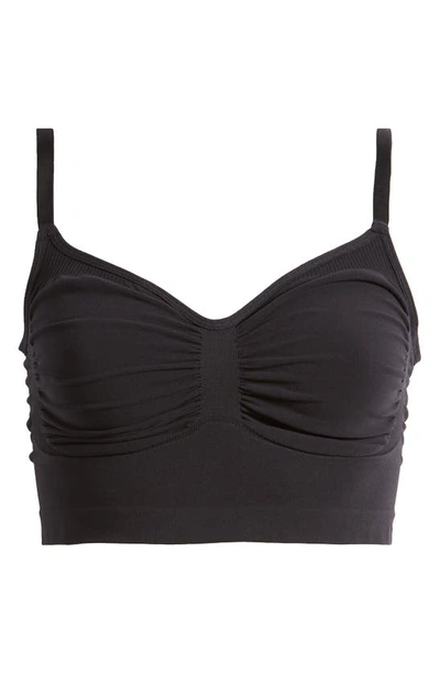 Skims Unlined Bralette In Onyx