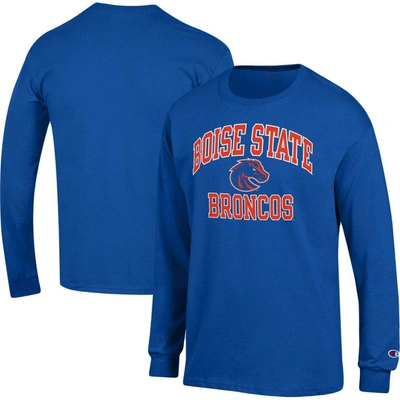 Champion Royal Boise State Broncos High Motor Long Sleeve T-shirt
