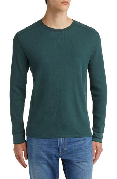 Vince Long Sleeve Thermal T-shirt In Sea Stone