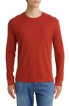 Vince Long Sleeve Thermal T-shirt In Campfire