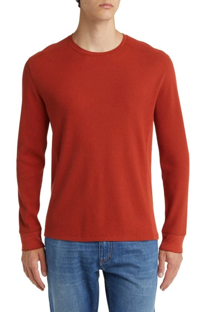 Vince Long Sleeve Thermal T-shirt In Campfire