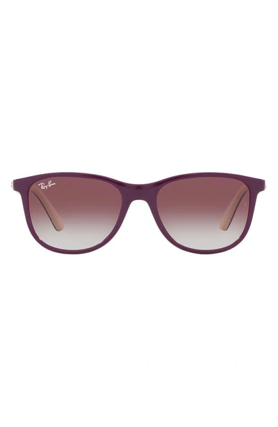 Ray Ban 49mm Square Sunglasses In Violet