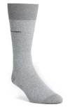 Calvin Klein 'giza' Socks In Salt And Pepper Mix