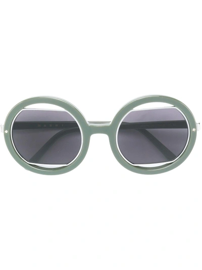 Marni Oversized Round Sunglasses