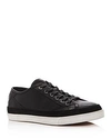 John Varvatos Men's Jet Leather Lace Up Sneakers In Black