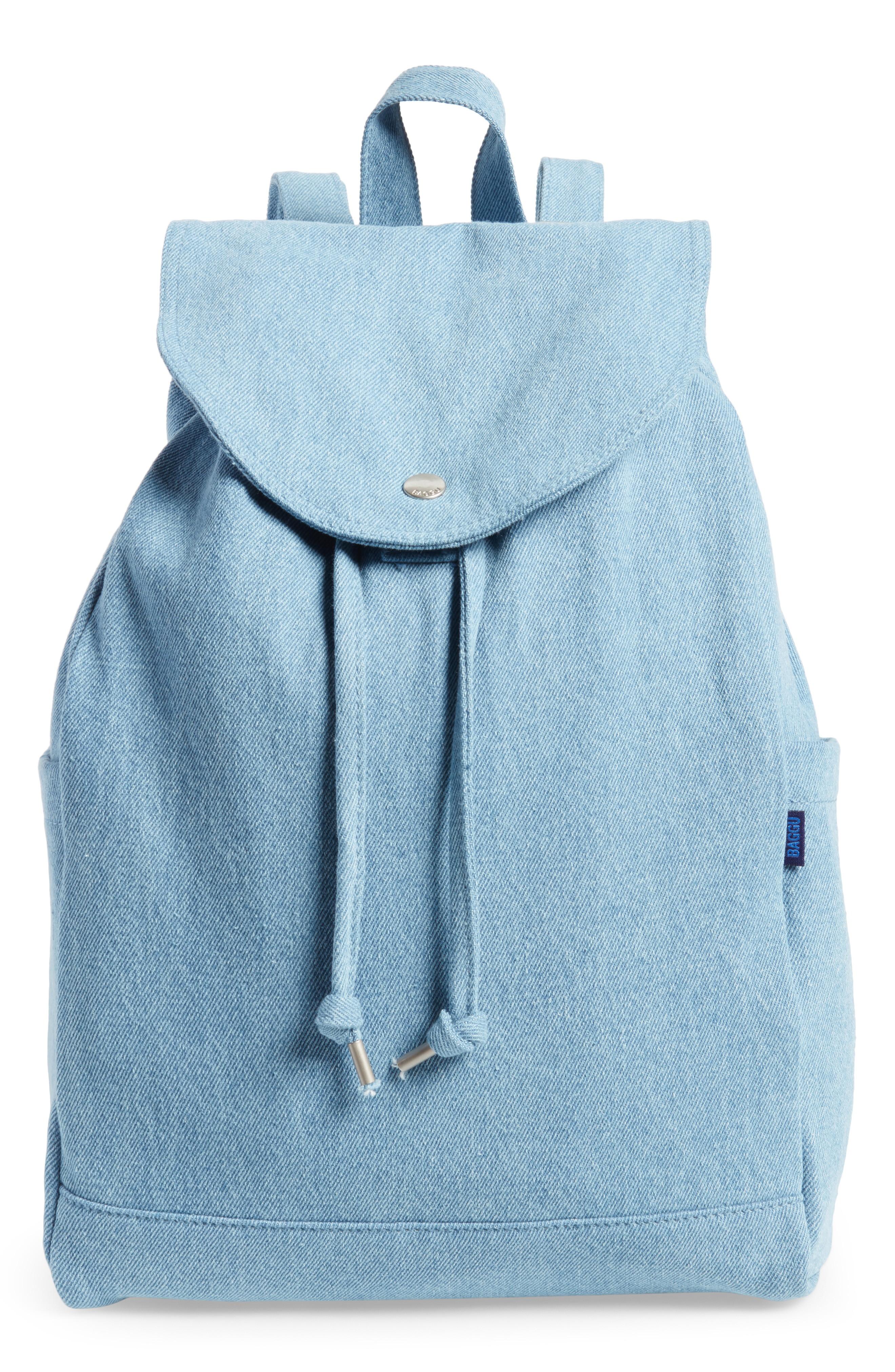 baggu recycled canvas backpack