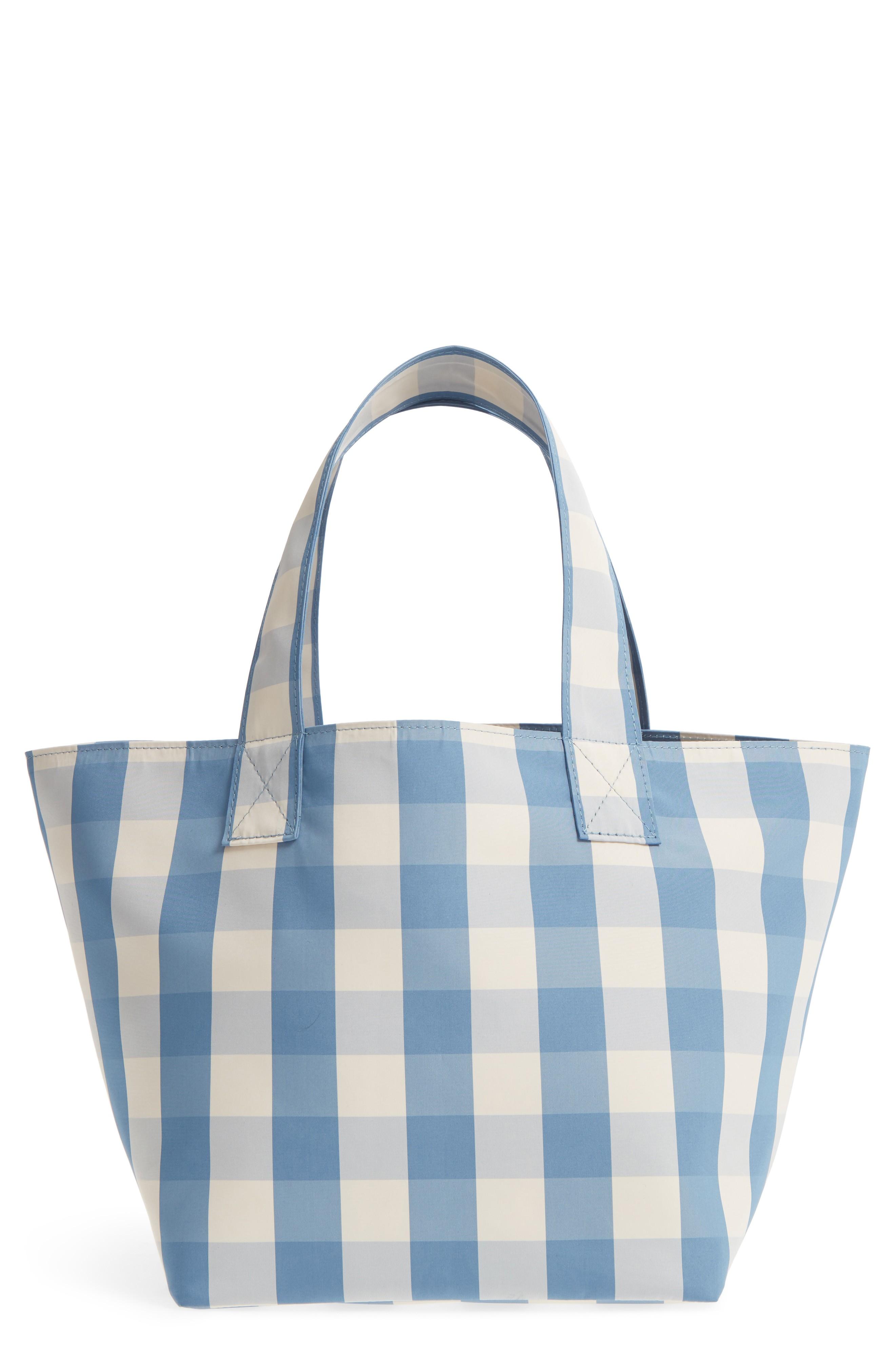 trademark gingham tote