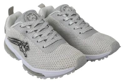 Plein Sport Silver Polyester Gretel Sneakers Women's Shoes