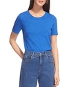 Whistles Rosa Double-trimmed Tee In Blue