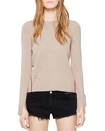 Zadig & Voltaire Source Cashmere Sweater In Twine