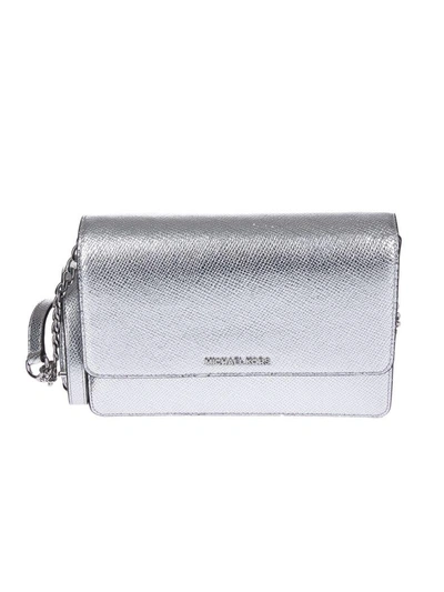 Michael Kors Michael  Daniela Shoulder Bag In Silver