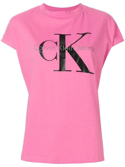 Calvin Klein Jeans Est.1978 Calvin Klein Jeans Logo T-shirt - Pink