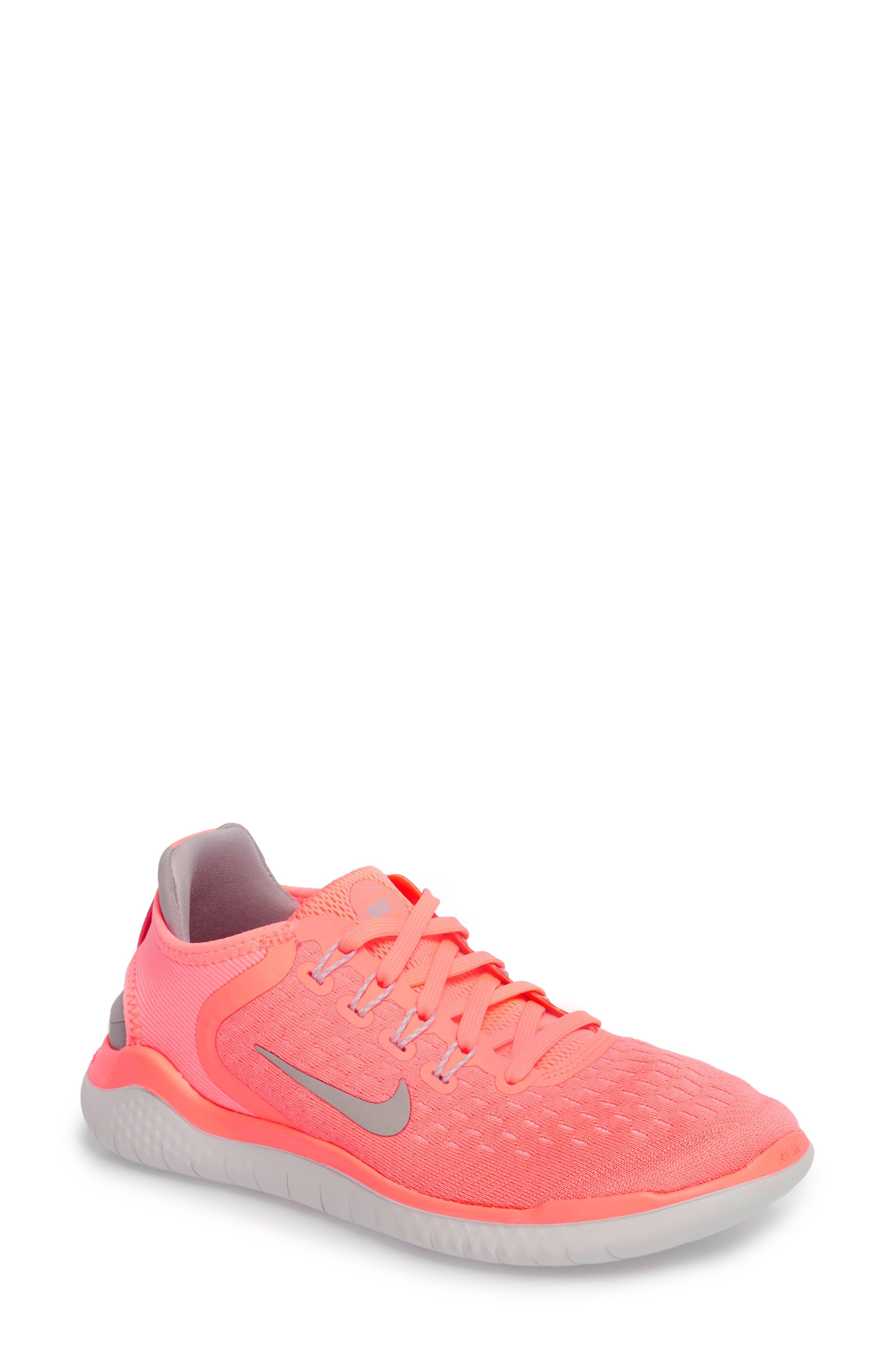 Free Rn 2018 Running Shoe in Crimson Pulse Atmosphere Grey Free Rn 2018 Running Shoe in Crimson Pulse Atmosphere Grey