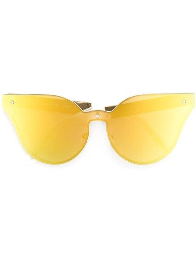 House Of Holland 'lensfighter' Sunglasses - Yellow