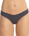 Commando Print Microfiber Thong In All Over Stars