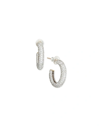 Gurhan Galahad Diamond Oval Hoop Earrings