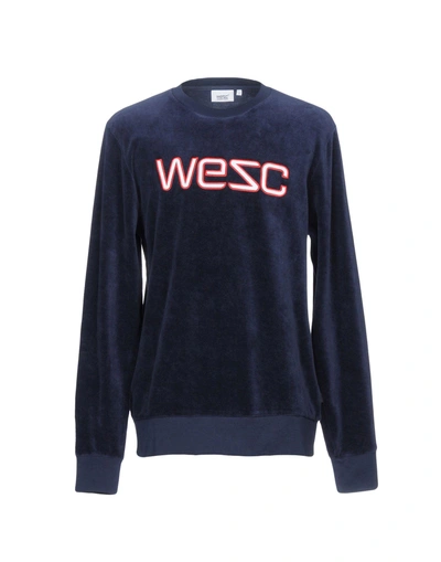 Wesc Sweatshirts In Dark Blue