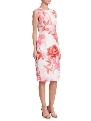 david meister floral dress