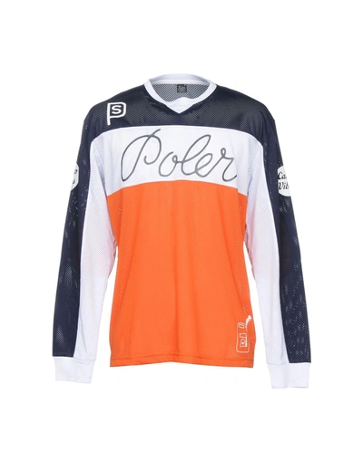 Poler T-shirt In Orange