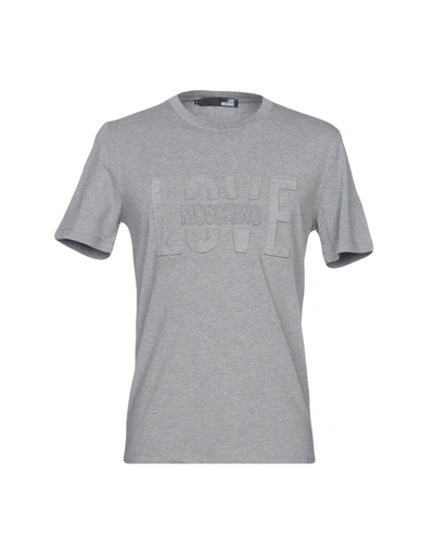 Love Moschino T-shirt In Grey