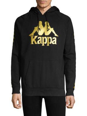 yellow and black kappa hoodie