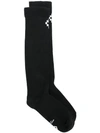 Marcelo Burlon County Of Milan Cross Long Socks - Black