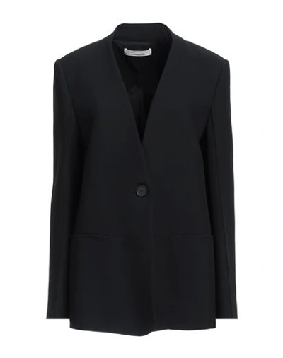 Liviana Conti Viscose Single-breasted Jacket In Black