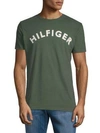 Tommy Hilfiger Logo Graphic Cotton Tee In Sycamore