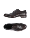 Dolce & Gabbana Lace-up Shoes In Dark Brown