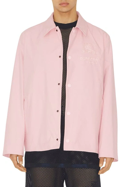 Burberry Embroidered Ekd Jacket In Soft Blossom | ModeSens