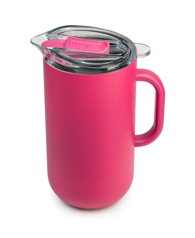 Served Vacuum-insulated Double-walled Copper-lined Stainless Steel Pitcher, 2 Liter In Watermelon