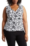 Love By Design Lillian Patterned Top In Wonder Floral