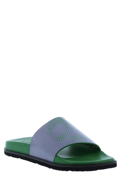 Robert Graham Sherry Slide Sandal In Green