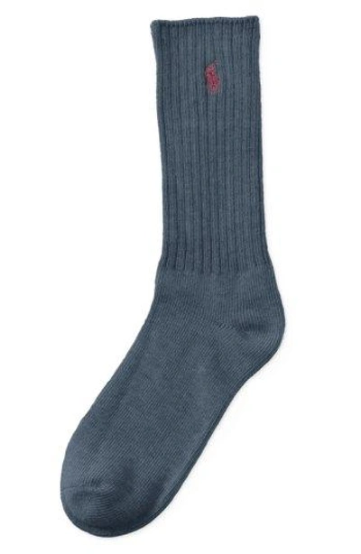 Polo Ralph Lauren Crew Socks In Dark Denim
