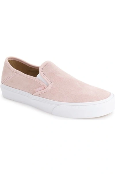Vans 'sf' Slip-on Sneaker (women) In Dusty Rose/ White | ModeSens