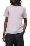 Allsaints Bodega Stretch-cotton Jersey T-shirt In Lavender Lilac