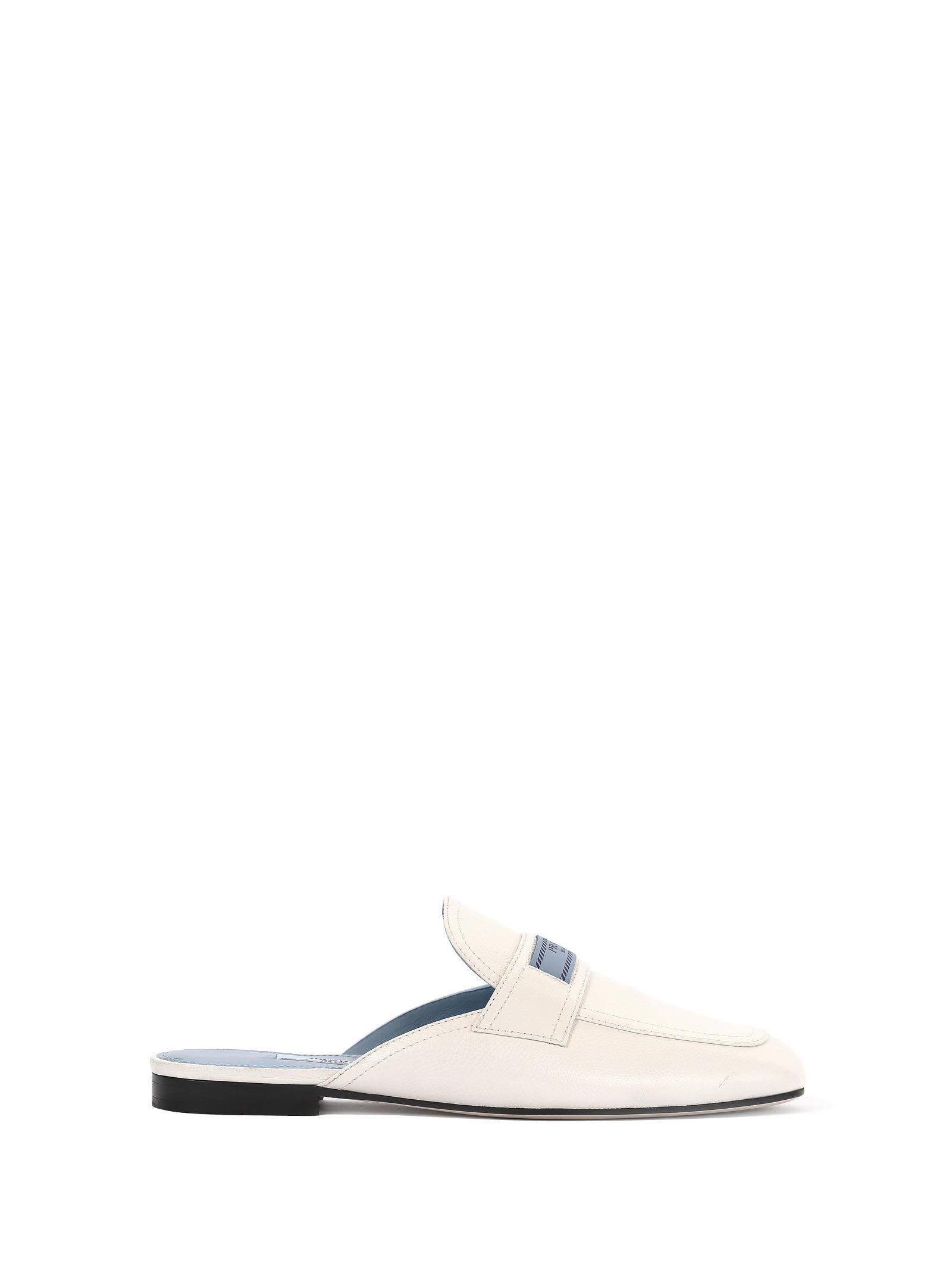 prada white slides